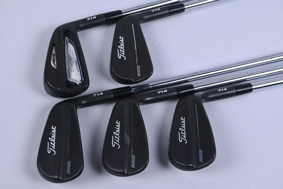 Titleist 714 MB / AP2 714 Combo Irons / 5-9i / X-Flex Steel Shafts - Image 2 of 4