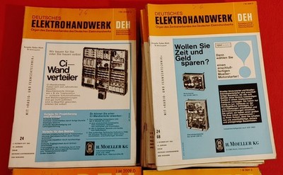 Deutsches Elektrohandwerk 1966-1969 Sammlung 44 Hefte