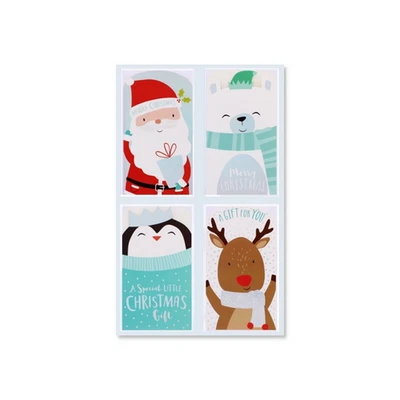 RYSONS 4 Pack Christmas Money Wallets With Envelopes 4 Design Cash Voucher Gift Card Uk
