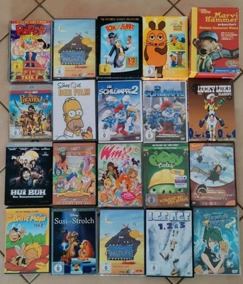 KINDER SERIEN UND FILME SAMMLUNG - DVD - BIENE MAJA/WICKIE /POPEYE /TOM&JERRY UA