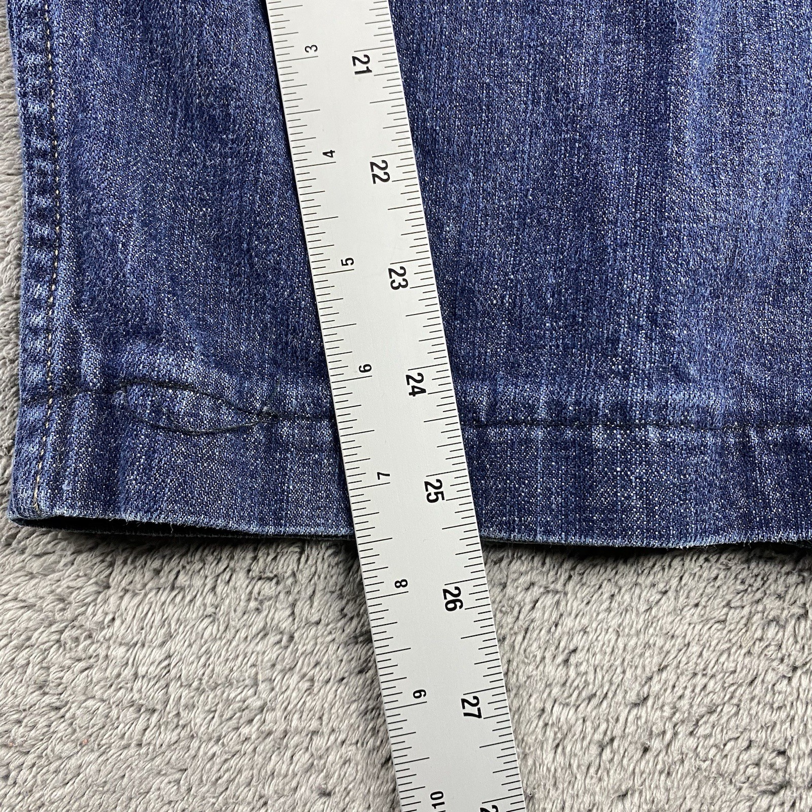 Levis 559 Relaxed Straight Fit Jeans Mens 42x25.5 Blue Medium Wash High Rise