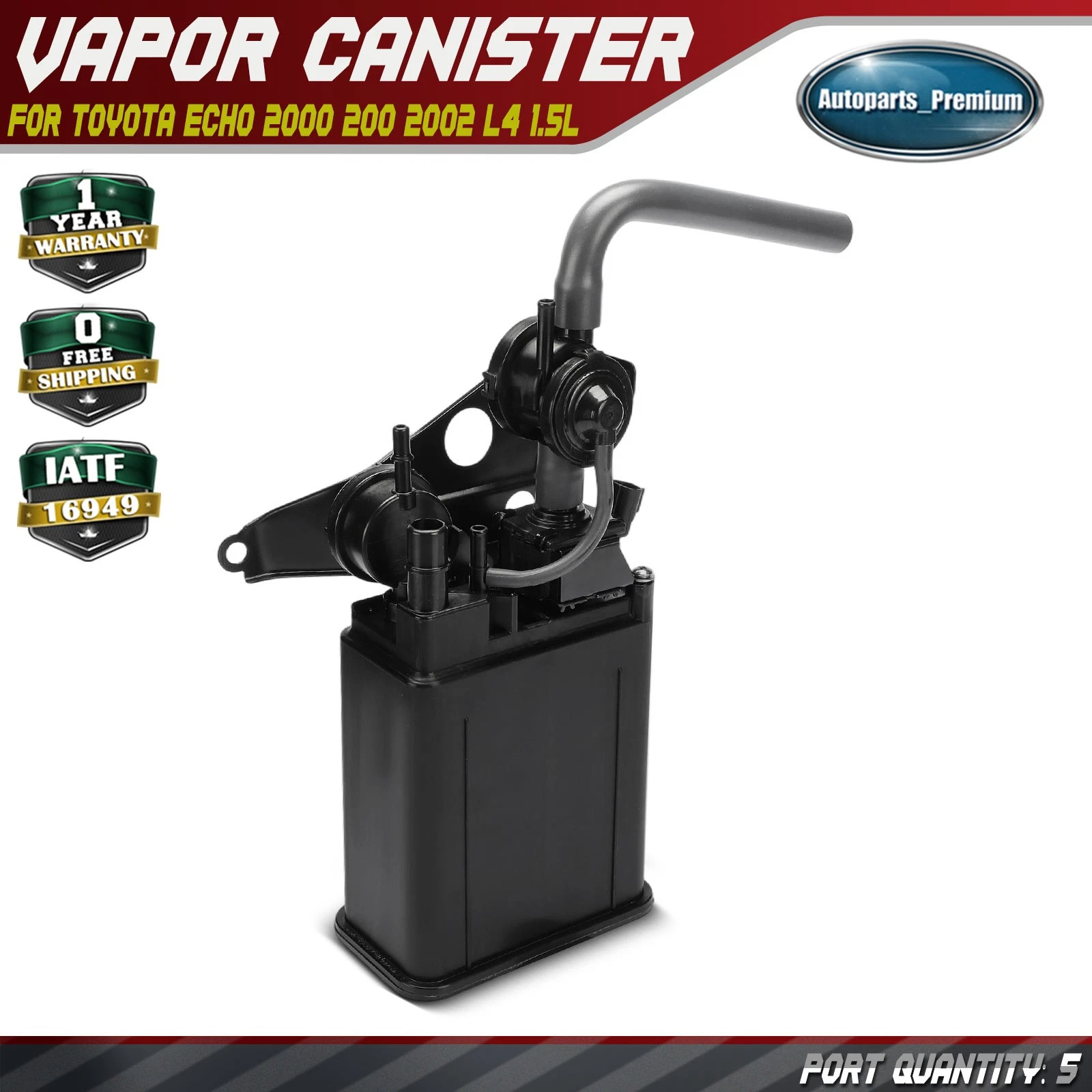 Fuel Vapor Charcoal Canister for Toyota Echo 2000 2001 2002 L4 1.5L 7774052030