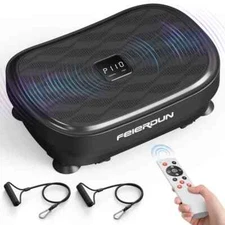 Vibration Plate Exercise Machine Whole Body Workout Vibrate Fitness Platform Gym