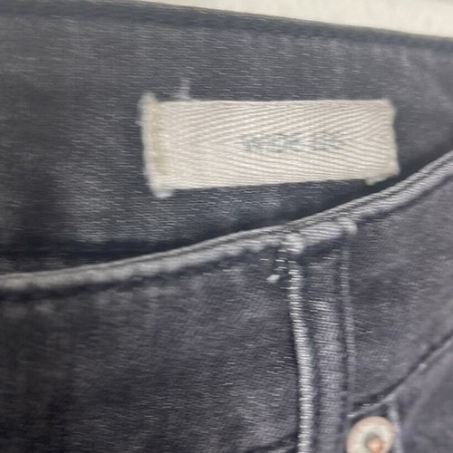 LOGO WIDE LEG BLACK CROP JEANS SIZE 16P - Bild 7 von 11