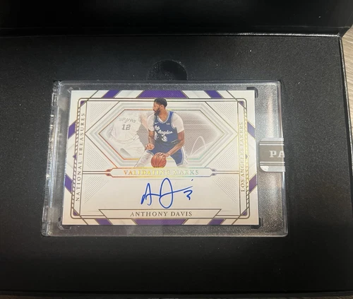 Anthony Davis 2020-21  National Treasures Autograph 1/1  Black Box Auto Lakers