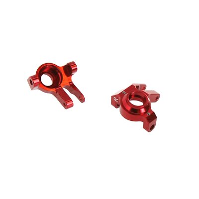 Axial SCX10 II Alloy Front Steering Knuckle, Red by Atomik RC - Replaces AX31381
