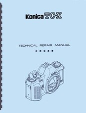 Konica TC-X Service  Repair Manual Reprint