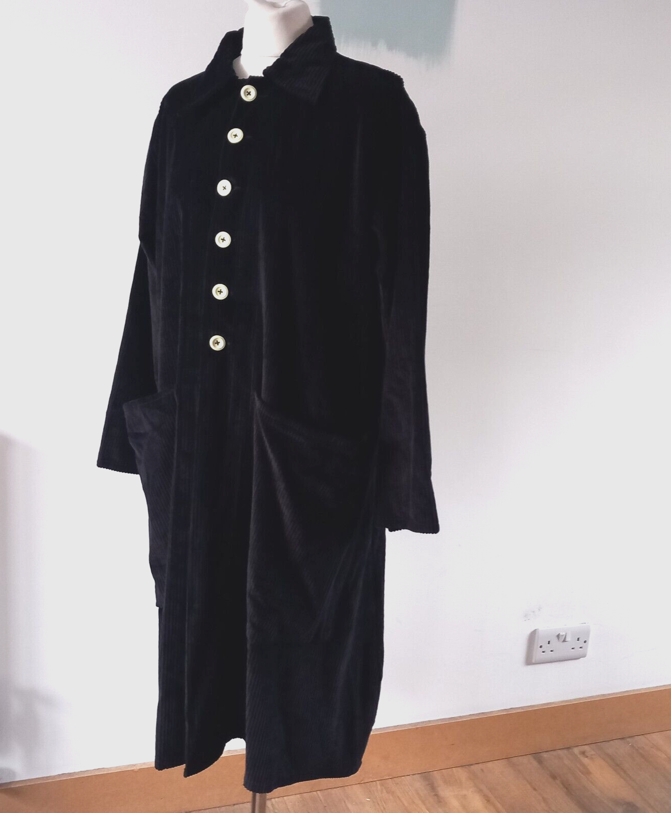 LaneFortyfive MUSTA 2 Unisex Jumbo Cord Coat Jacket Handcrafted OSFA Corduroy