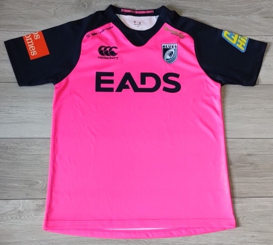 Cardiff Blues Rugby European Shirt 2013/2014 - Canterbury XL