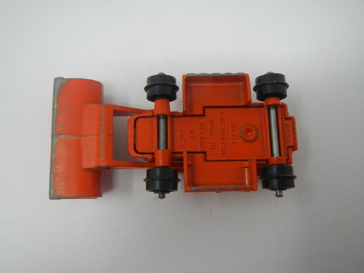 Vintage Matchbox Drott Excavator No. 58 | eBay