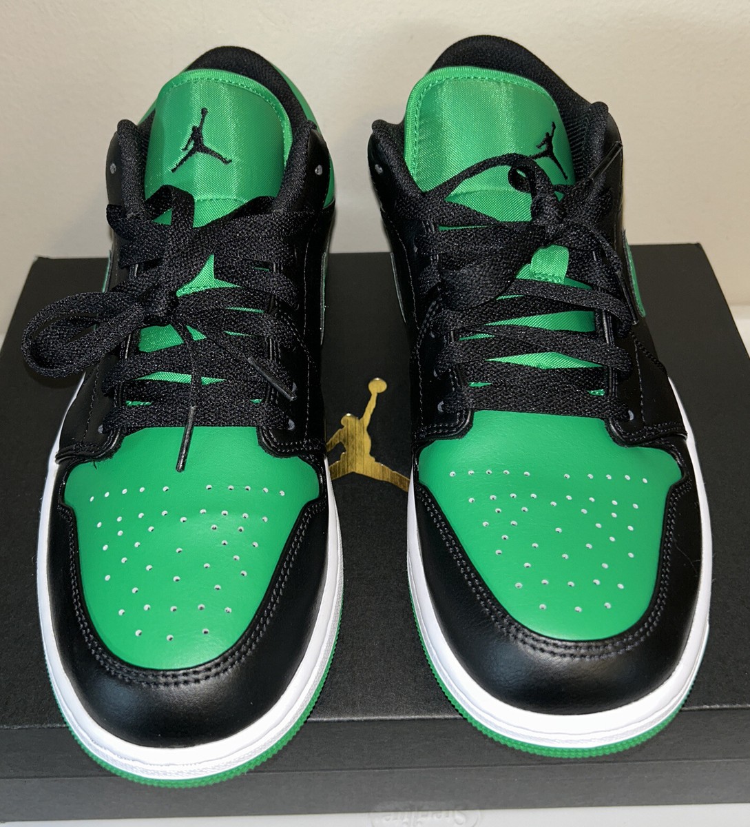 Nike Air Jordan 1 Low Lucky Green Men's Size 11 Brand New 553558