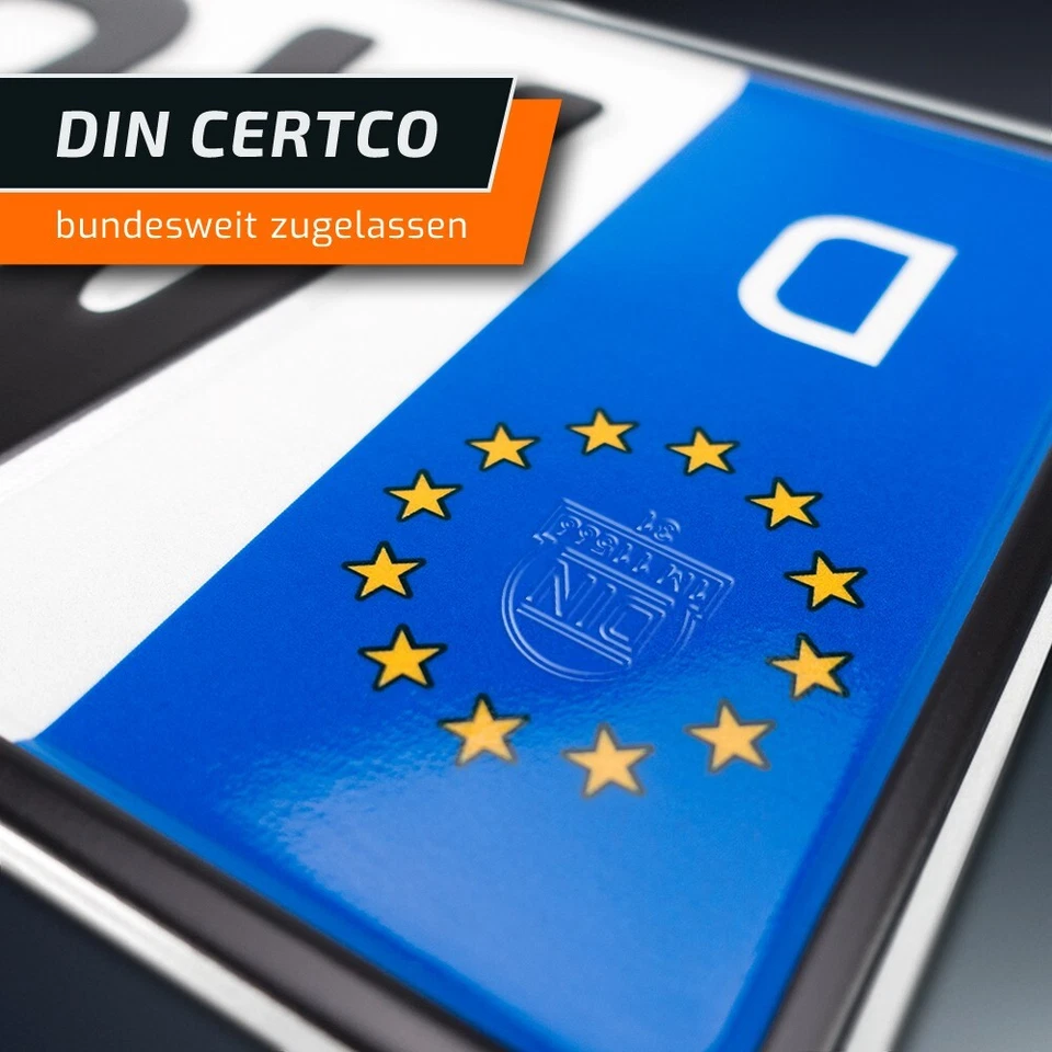 2 Kfz Kennzeichen | 520x110mm | Nummernschilder | Autokennzeichen | DHL-Versand - Bild 2 von 4