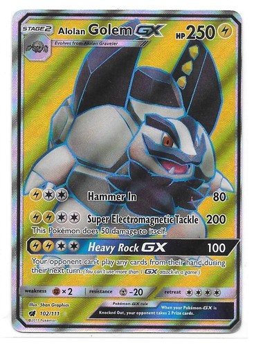 Guzzlord GX 63/111 SM Crimson Invasion Ultra Beast Ultra Rare Holo Pokemon  Card | eBay