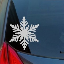 Snowflake vinyl sticker decal winter snow mountain resort ski board Christmas