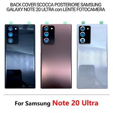 BACK COVER SCOCCA POSTERIORE SAMSUNG GALAXY NOTE 20 ULTRA con LENTE FOTOCAMERA