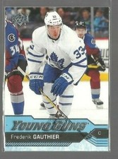 2016-17 Upper Deck #460 Frederik Gauthier Young Guns RC (ref 70058)