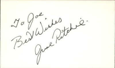 June Ritchie English Actress Signed 3