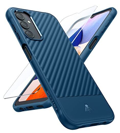 for Samsung Galaxy A14-5G Case: Soft TPU Slim Thin Protective A - Blue