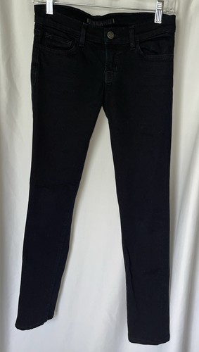 J Brand ‘Pencil Leg’ Black Jeans In Shadow 27” Inseam Size 25 - Picture 2 of 12