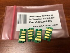 4 Toner Chip " 3532 - 3533 " for Xerox VersaLink C400, C405 Printer Refill
