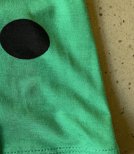 MY SIZE Women’s Plus Size L 24 Green Black Polkadot Shirt Blouse Top Tunic EUC - Picture 10 of 16