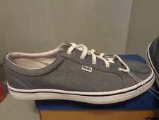 Women's KEDS Maven Chambray Causal Sneakers - Navy Blue NEW! Sizes WF64098