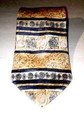 Graham & Lockwood Men's Tie Multi Colored 100% Silk 60" L x 3 3/4" W