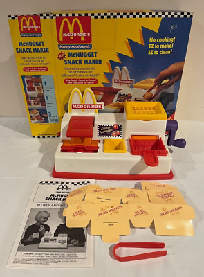 Vintage McDonald s Happy Meal Magic McNugget Snack Maker 1993 Complete Set