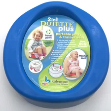 Kalencom 2-in-1 Potette Plus Portable Potty & Trainer Seat - Blue