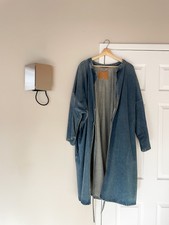 Balenciaga Rare Washed Denim Coat In Great Condition. Size 34. Reduced In 2024!