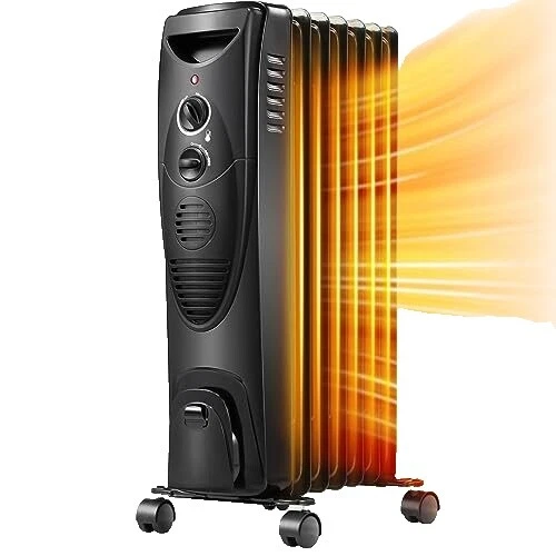 Los aparatos de calefacción en casa eléctrico de acero