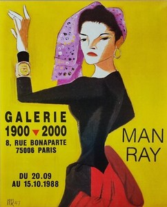 Man RAY — Affiche originale d'exposition, Galerie 1900-2000, Paris — vue 1 sur 5