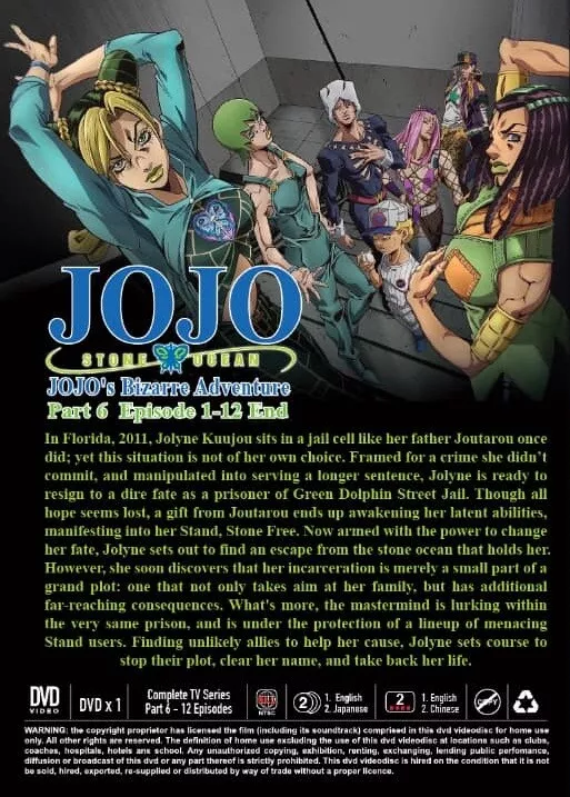 JoJo no Kimyou na Bouken Part 6: Stone Ocean Todos os Episódios Online »  Anime TV Online