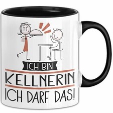 Geschenk für Kellnerin Tasse Lustige Geschenkidee Geburtstag Ich Bin Kellnerin I