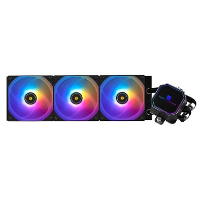 Thermalright Frozen Prism360 Black ARGB CPU Liquid Cooler,Efficient PWM Contr...