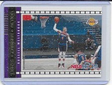 2021-22 NBA Hoops Winter Lights Camera Action Russell Westbrook #22 Lakers