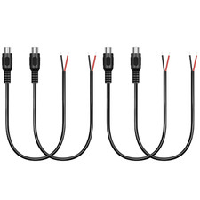 4 Pack RCA Female to Speaker Wire, RCA Female Plug Adapter Connector to Bare