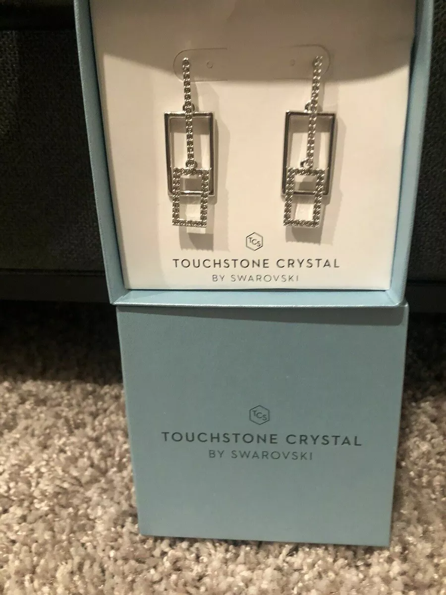 touchstone crystal swarovski Be Open Earrings eBay