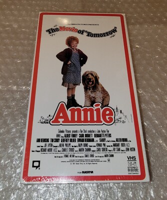 Annie (VHS, 1985) The Movie Of Tomorrow  Brand New, Sealed!