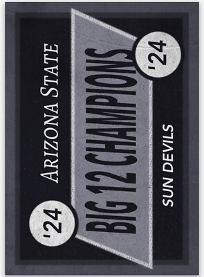 Arizona State Sun Devils Big 12 Champions Football 2024 Novelty