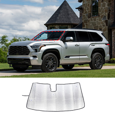 Windscreen UV Block Interior Sunshade Cover For Toyota Sequoia 2021-2025
