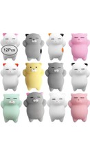 Outee NWT 12 Piece Assorted Mochi Cat Stress Relief Toys Party Pack