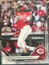2025 Topps Now Card 63 Elly De La Cruz Bobble Head Grand Slam