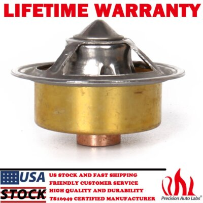 #ad 4363 High Performance High Flow Thermostat Brass For GM Ford AMC 160 degrees $9.99