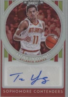 2019-20 Panini Contenders Optic - Trae Young #SC-TYG for sale | eBay