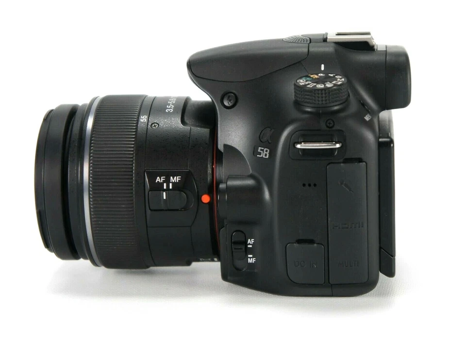 Cámara digital Sony Alpha SLT-A58 20,4 MP SLR - DT SAM II, obturador de 18-55 mm 7923 Foto 3 de 4