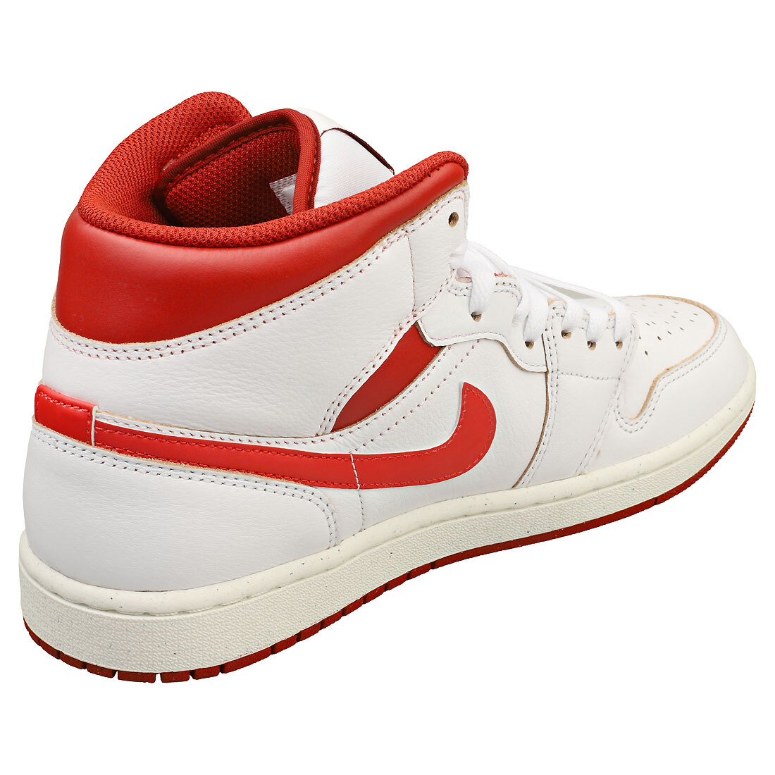 Nike Air Jordan 1 Mid Se Mens White Red Fashion Sneakers - 8.5 US Nike Air Jordan 1 Mid Se Mens White Red Fashion Sneakers - 8.5 US