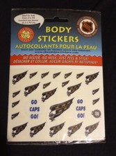 NHL Washington Capitals 2000 Okee Dokee Sticker Co Body Stickers New Sealed