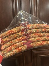 Lingerie Clothes Hangers Padded Vintage Victorian Set New NOS Package of 5