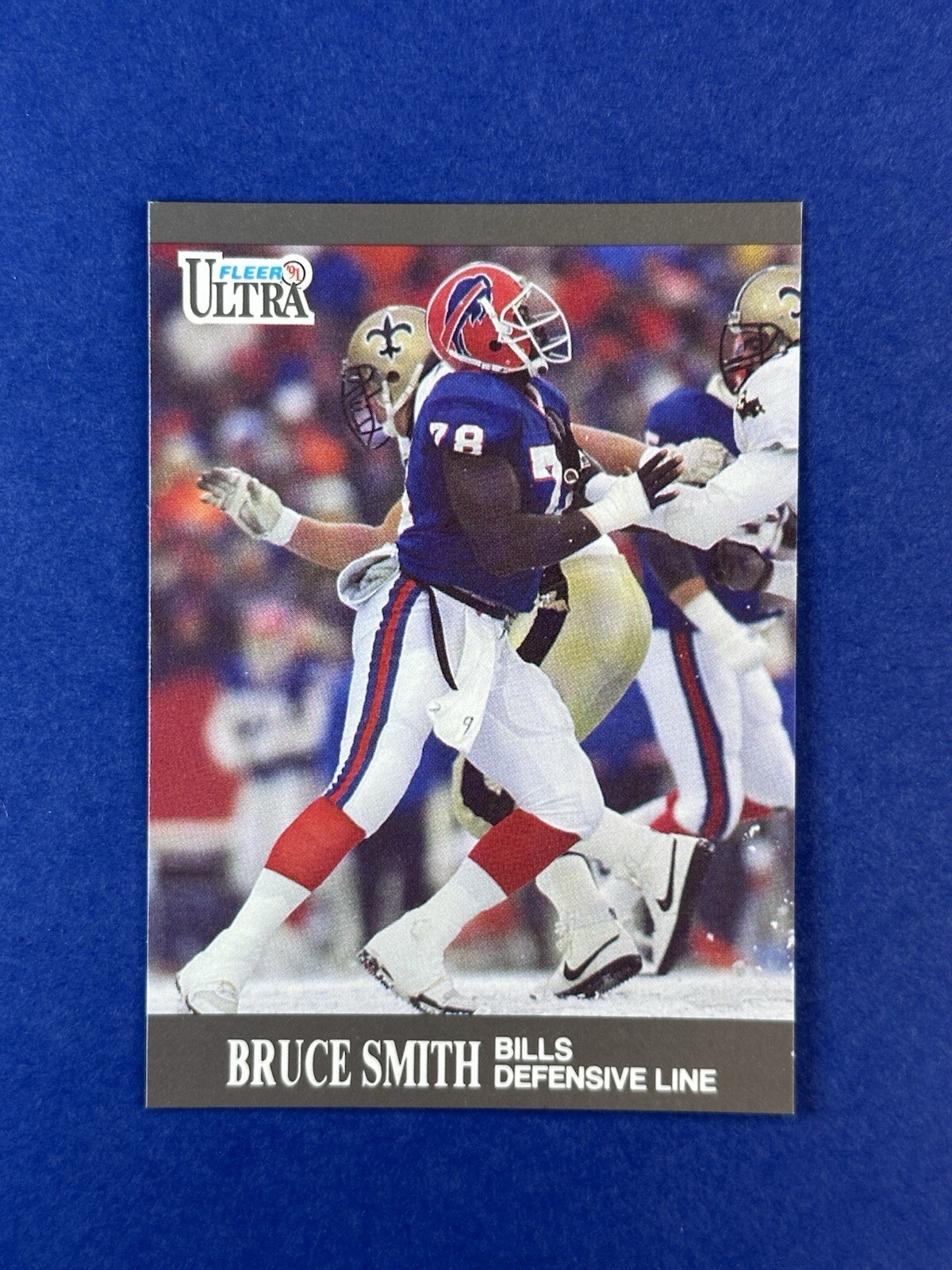 1991 Fleer Ultra ~ Bruce Smith ~ Base ~ 8 ~ Bills